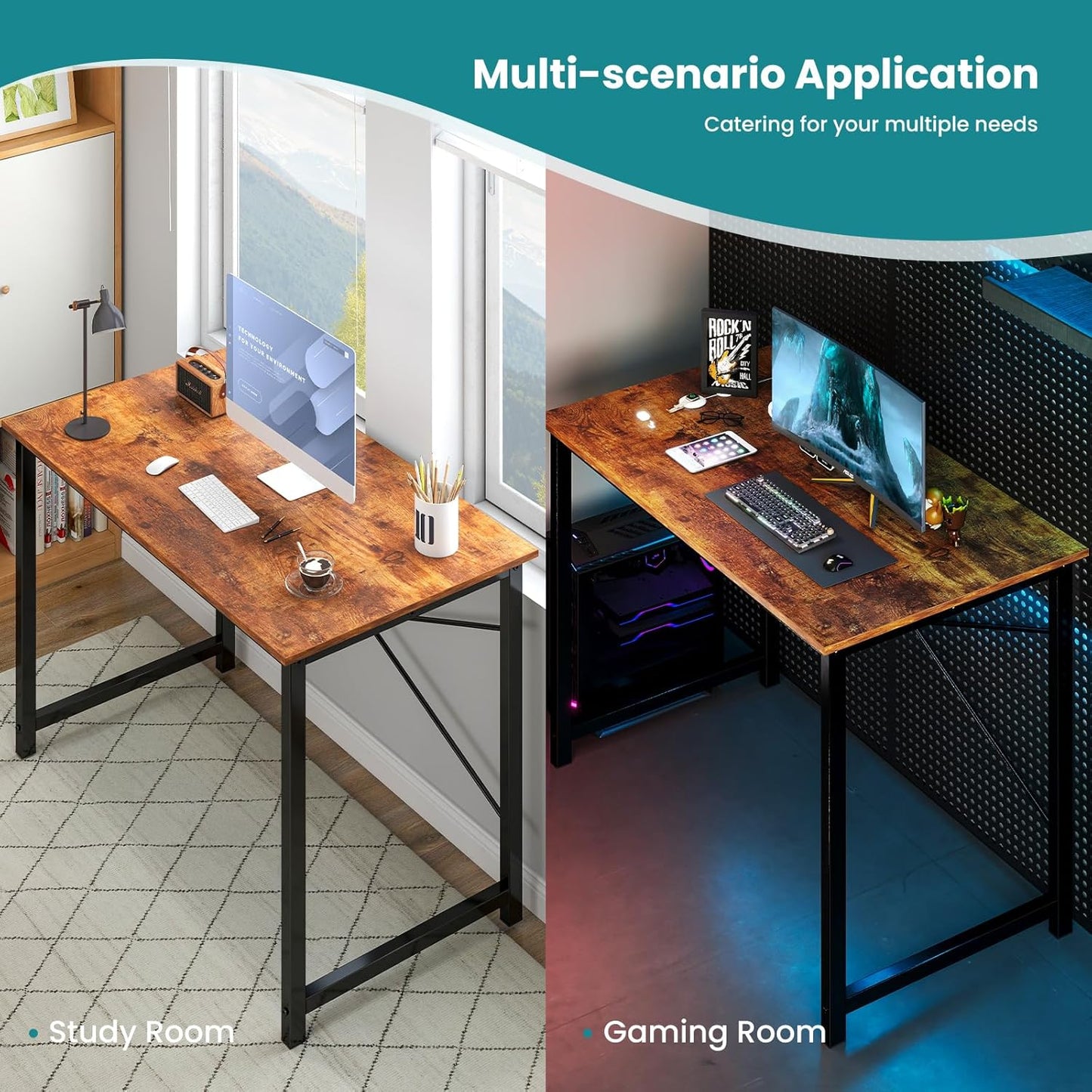 OLIXIS X‑Frame Computer Desk 🖥️