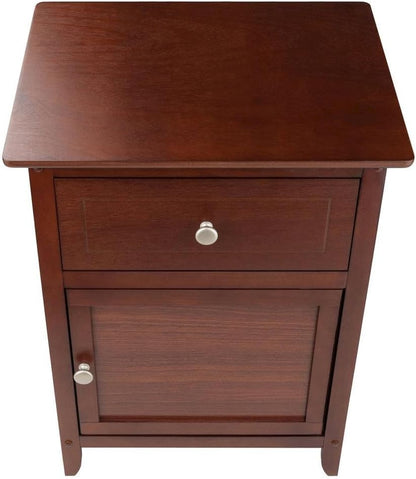 FurniFact Farmhouse Nightstand with Storage 🛏️