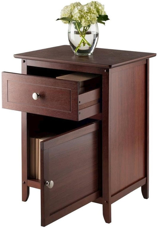 FurniFact Farmhouse Nightstand with Storage 🛏️