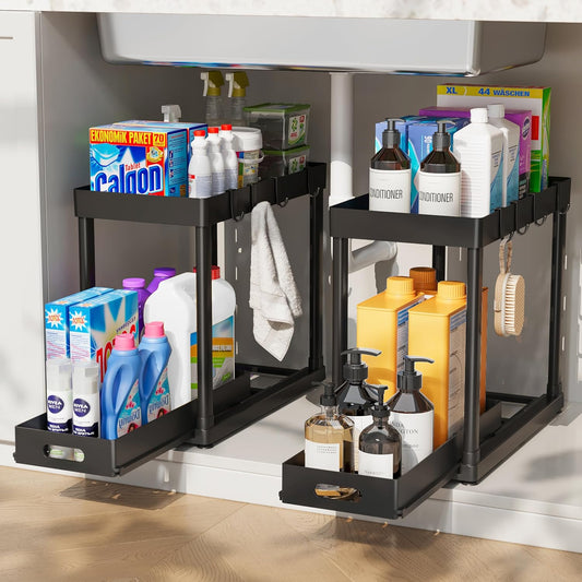 POUGNY Pull-Out Kitchen & Cabinet Organizer